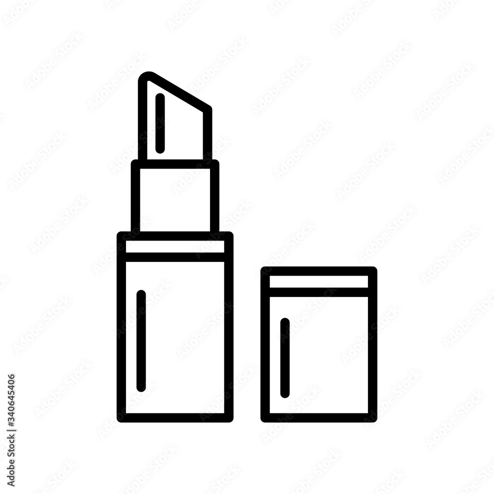 Lipstick icon vector Lipstick icon vector