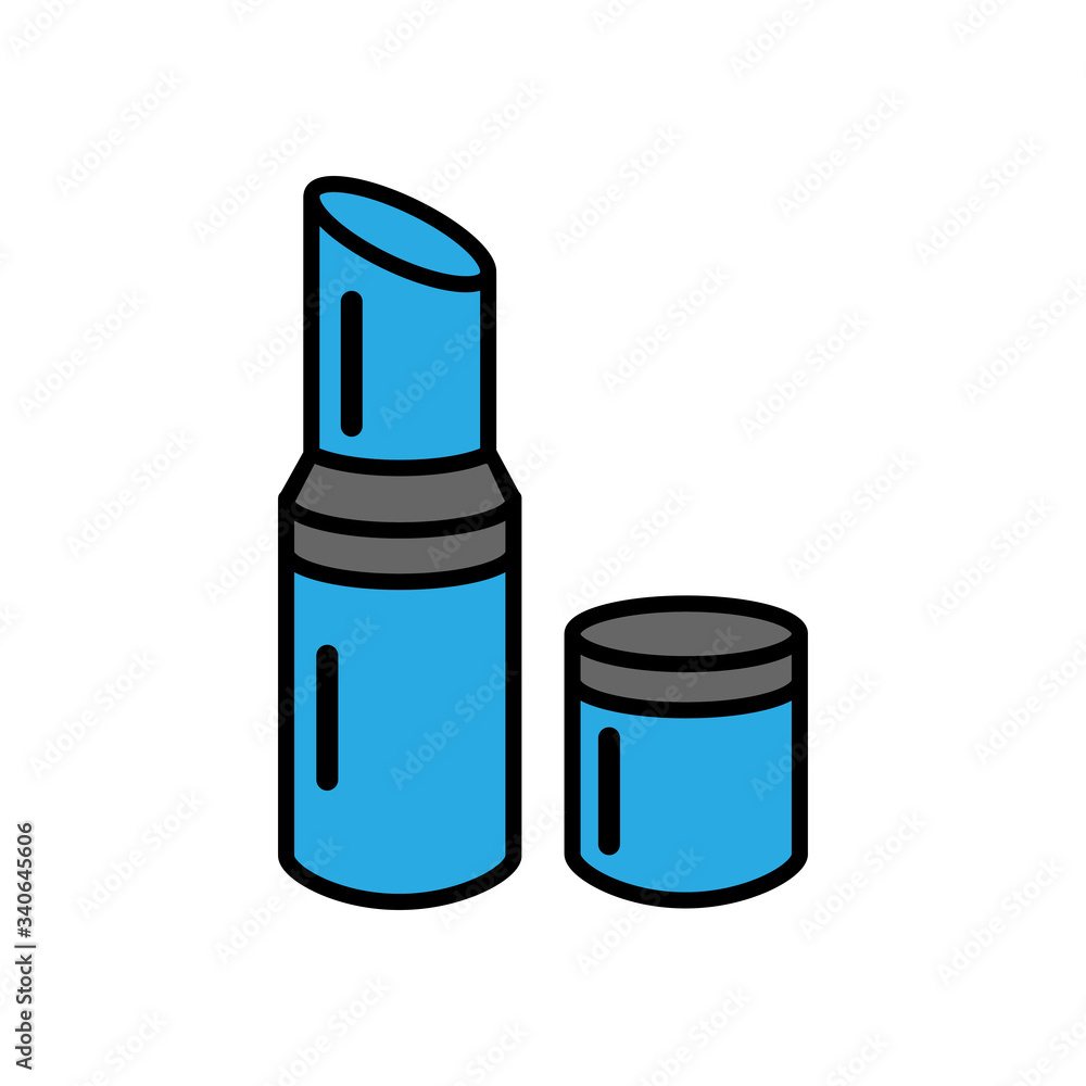 Lipstick icon vector Lipstick icon vector