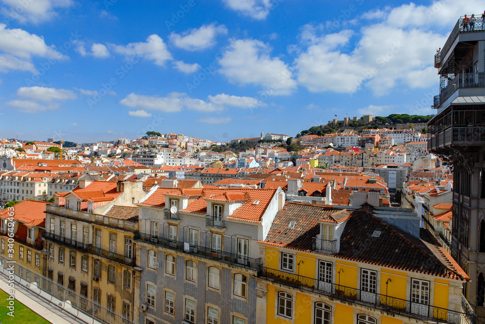 Obraz premium Lisbonne, quartier Baixa