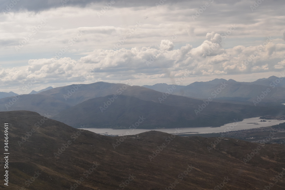 Fototapeta premium mountains and clouds