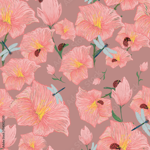 seamless floral pattern © Shikha