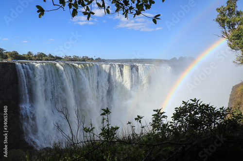 rainbow over Victoria falls