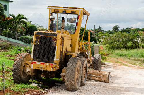 Back Of Motor Grader