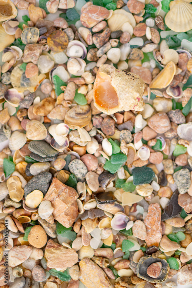 sea stones glass shells vertical solid texture background summer vacation sea stones glass shells vertical solid texture background summer vacation
