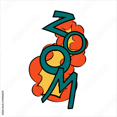 comic book speech bubbles onomatopeia expression letters