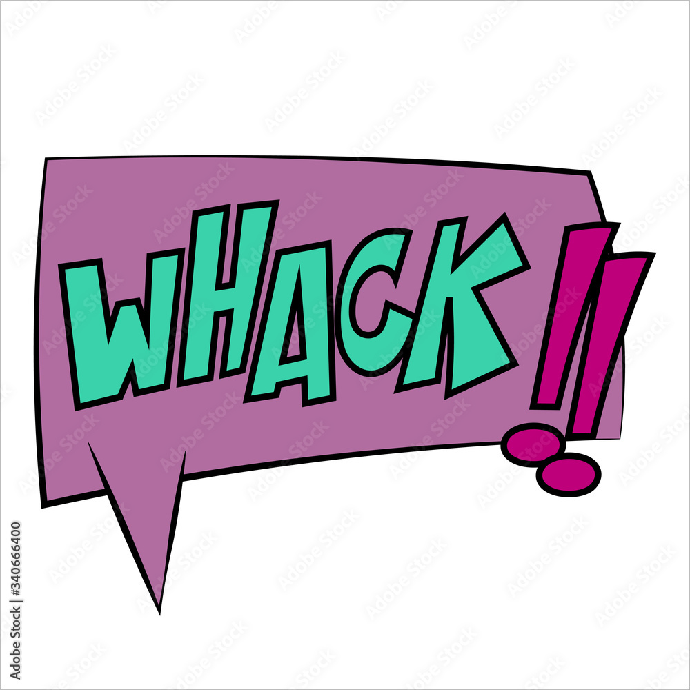 Fototapeta premium comic book speech bubbles onomatopeia expression letters