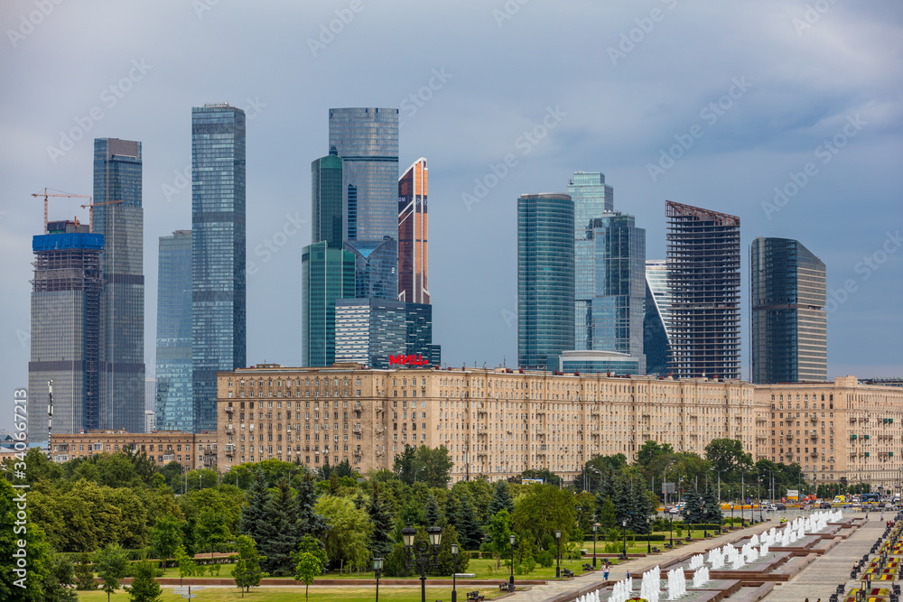 Obraz premium Skyline Moskau