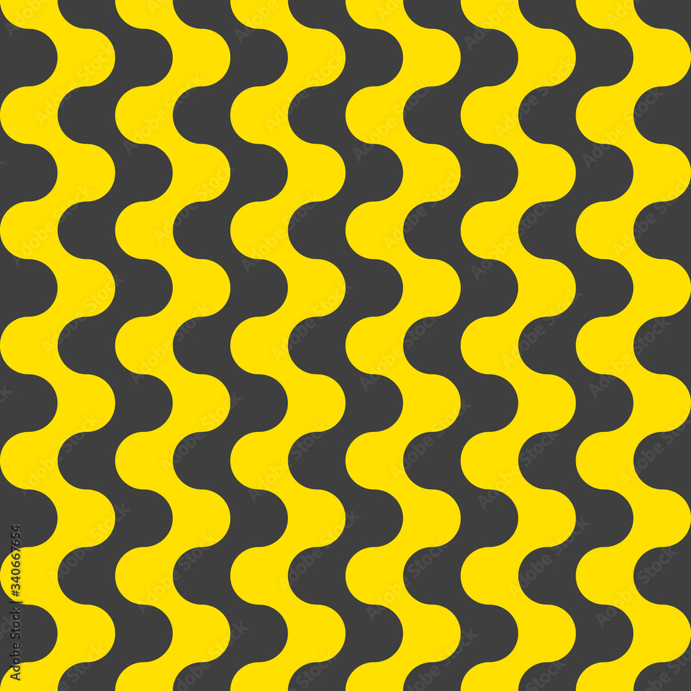 pattern with yellow curves pattern with yellow curves
