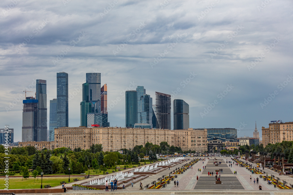Skyline in Moskau Skyline in Moskau