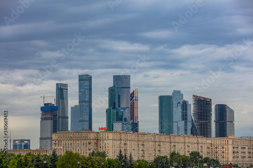 Skyline in Moskau