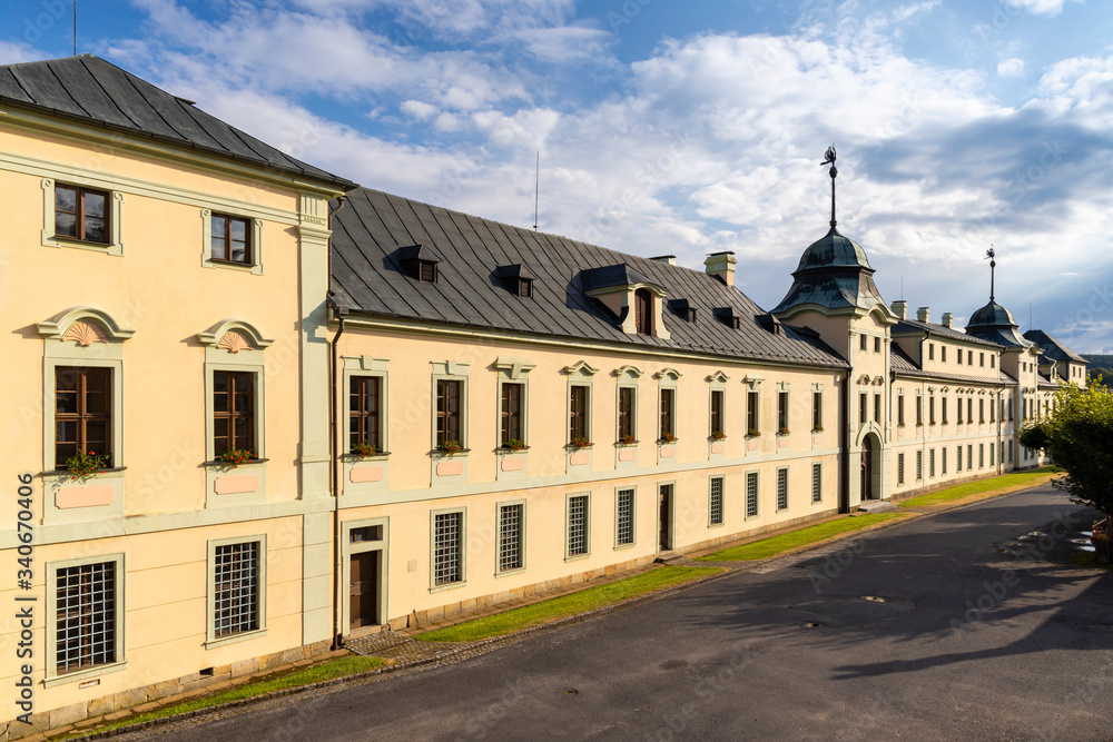Fototapeta premium Manetin castle, Western Bohemia, Czech Republic