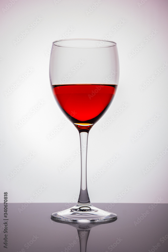 A free-standing glass. A free-standing glass.