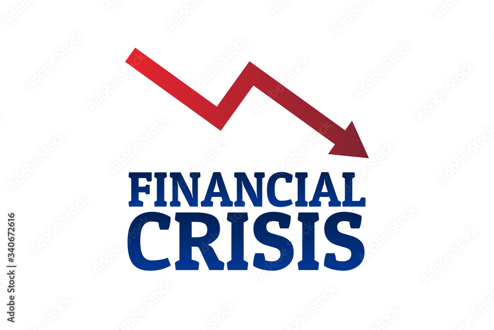 Financial crisis concept. Template for background, banner, poster with text inscription. Vector EPS10 illustration. Financial crisis concept. Template for background, banner, poster with text inscription. Vector EPS10 illustration.