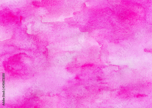 Abstract pink background white and pink watercolor paint © Katarina