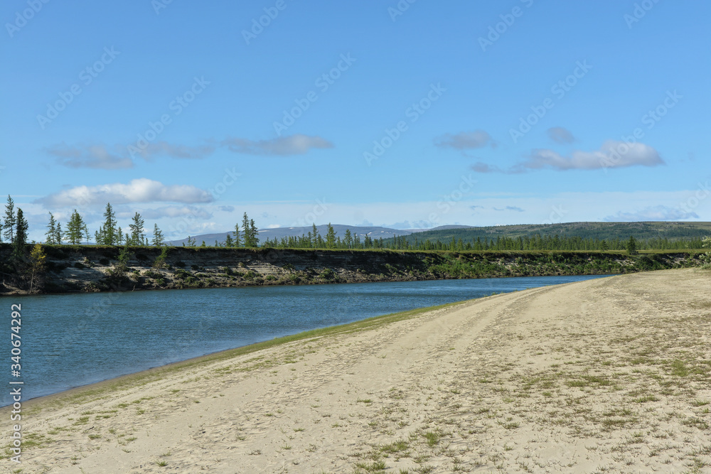 Pike river on the Yamal Peninsula.