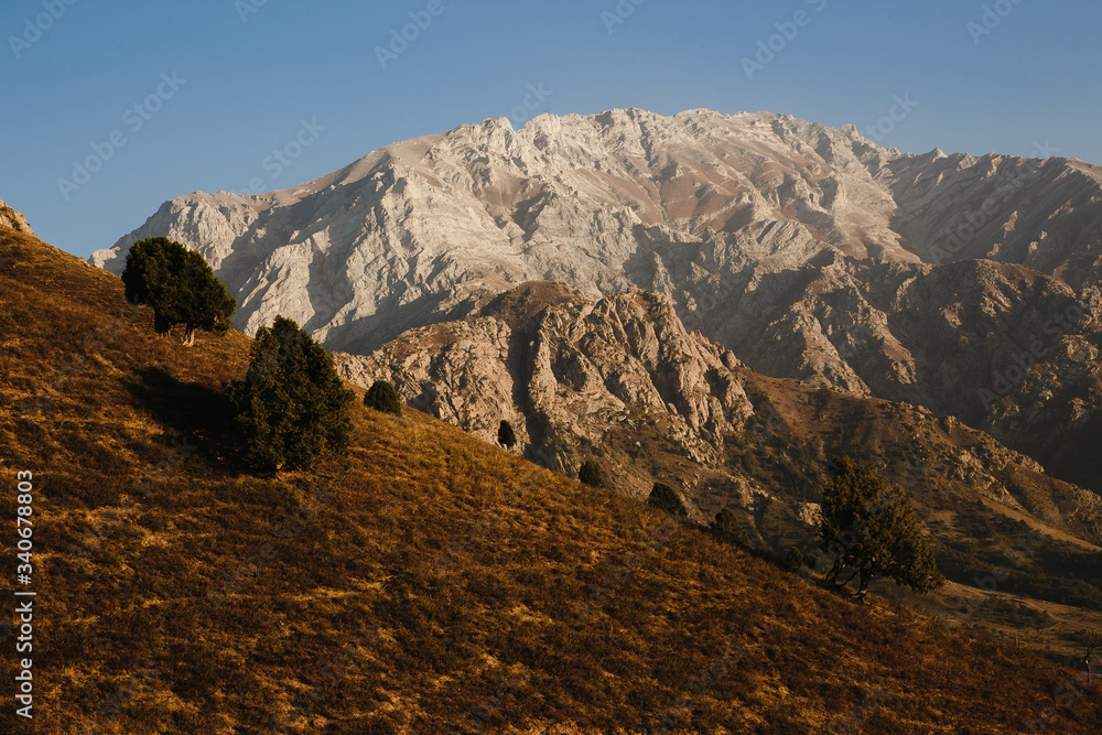 Mountains in Chimgan region, Uzbekistan Mountains in Chimgan region, Uzbekistan