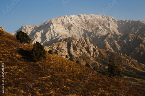Mountains in Chimgan region, Uzbekistan