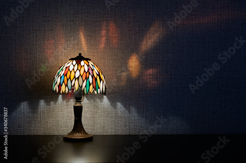 Witrażowa lampa © Marek