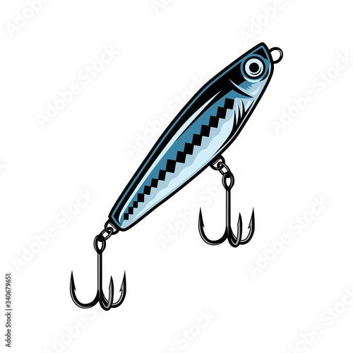 Colorful vintage fishing lure