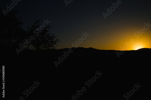 Wallpaper Mural Beautiful sunset nature background Mountains and sky Torontodigital.ca