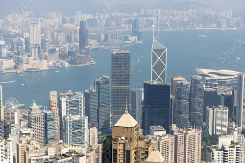 Canvas Print Hong Kong Panorama