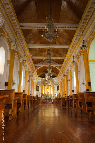 interior of the basilica of saint peter in Mexico 