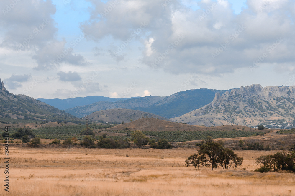 Naklejka premium Landscape in Crimea