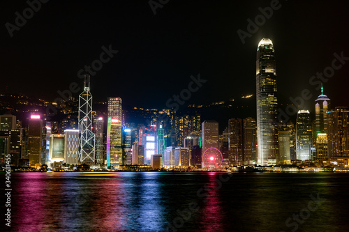 Hong Kong Skyline at Night