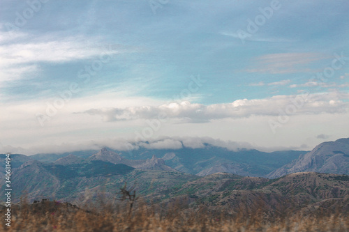 Mountains landscape in Crimea.