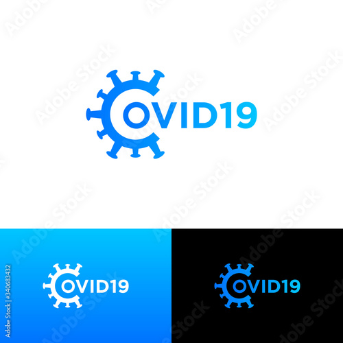covid 19 for hand sanitizer logo design