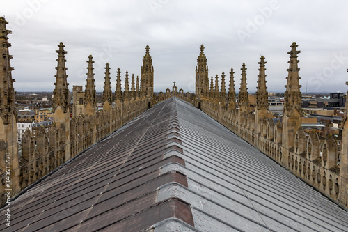 The Roof of King's College Chapel, Cambridge, UK