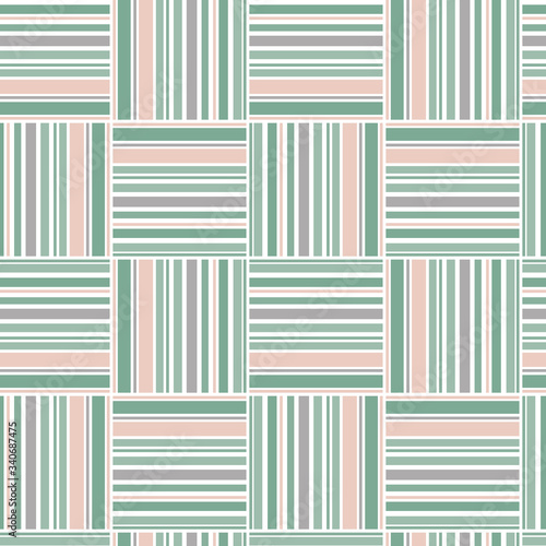Striped blocks on light background. Great for home decor, wrapping, scrapbooking, wallpaper, gift, kids. 