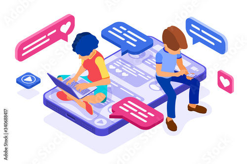 chat online dating friendship in social networks