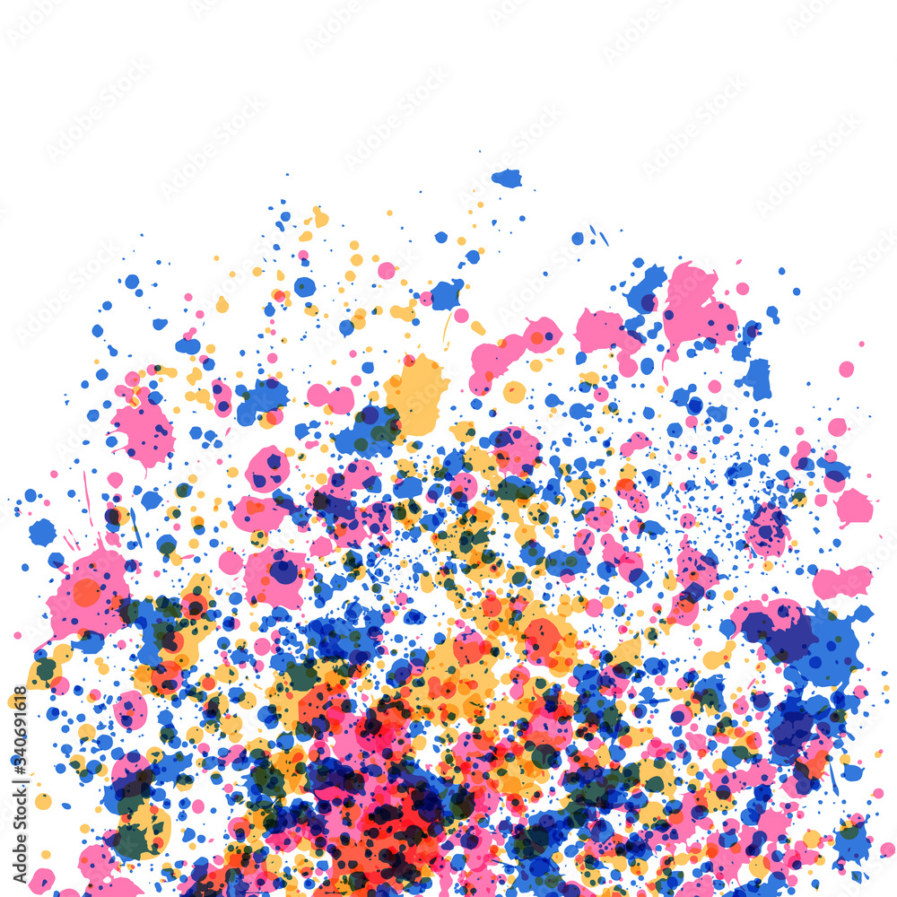 Pink watercolor spatters texture background Pink watercolor spatters texture background
