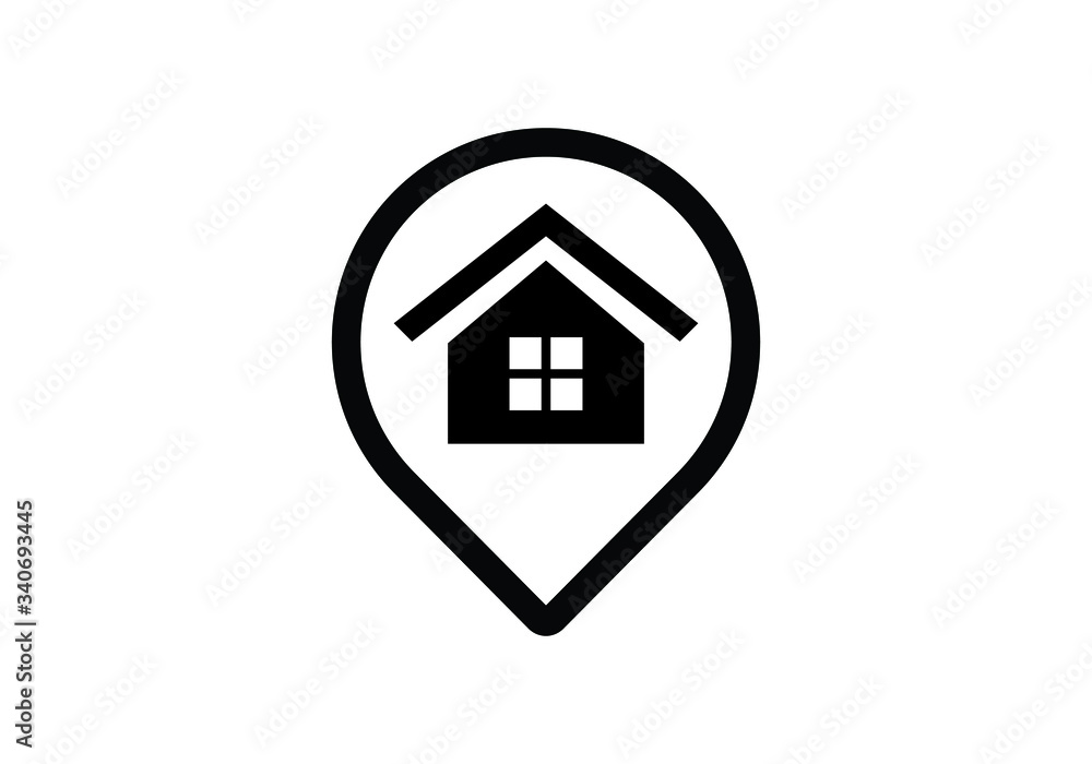 Location icon vector. Pin sign, Navigation map, GPS, direction, place, compass, contact, search concept. Flat style for graphic design, logo, Web, UI, mobile app Location icon vector. Pin sign, Navigation map, GPS, direction, place, compass, contact, search concept. Flat style for graphic design, logo, Web, UI, mobile app