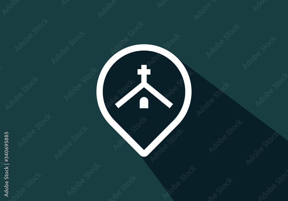 Location icon vector. Pin sign, Navigation map, GPS, direction, place, compass, contact, search concept. Flat style for graphic design, logo, Web, UI, mobile app Location icon vector. Pin sign, Navigation map, GPS, direction, place, compass, contact, search concept. Flat style for graphic design, logo, Web, UI, mobile app