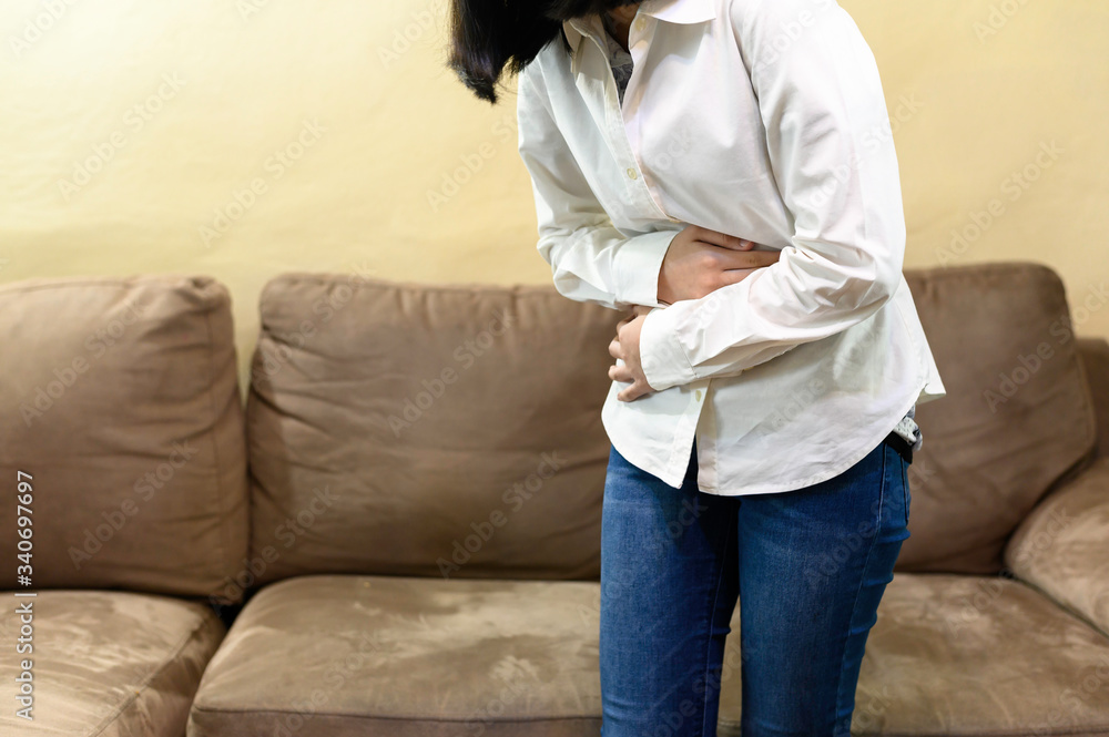 Young women have menstrual pain