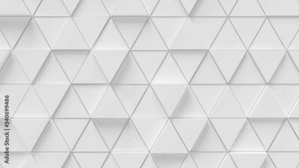 Elegant Triangles Surface Loop 1 Silver x White: solid triangles array over a silver grid. Simple triangular background. Clean white glossy look. Minimal abstract animation. Seamless loop. 4K
Elegant Triangles Surface Loop 1 Silver x White: solid triangles array over a silver grid. Simple triangular background. Clean white glossy look. Minimal abstract animation. Seamless loop. 4K