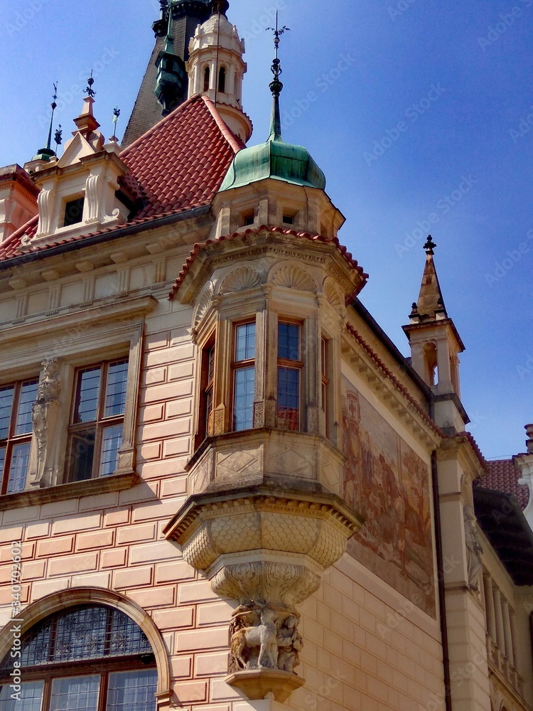 Fototapeta premium bow window