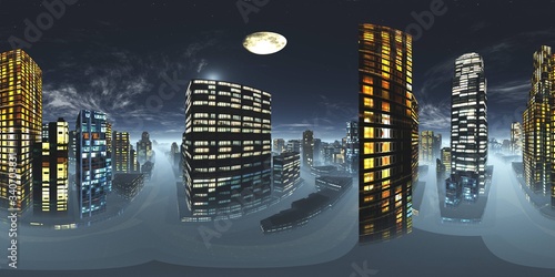 Photography Night city