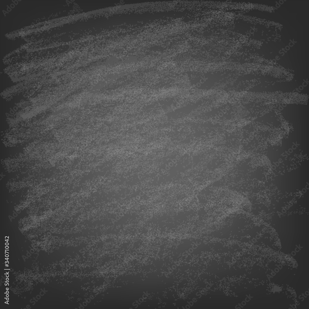 Naklejka premium Blank school chalk board. Empty blank illustration.