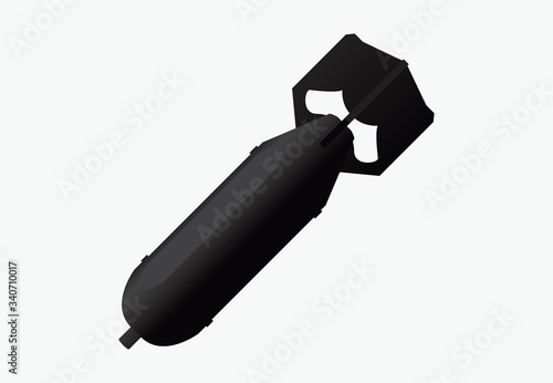 Falling retro air bomb