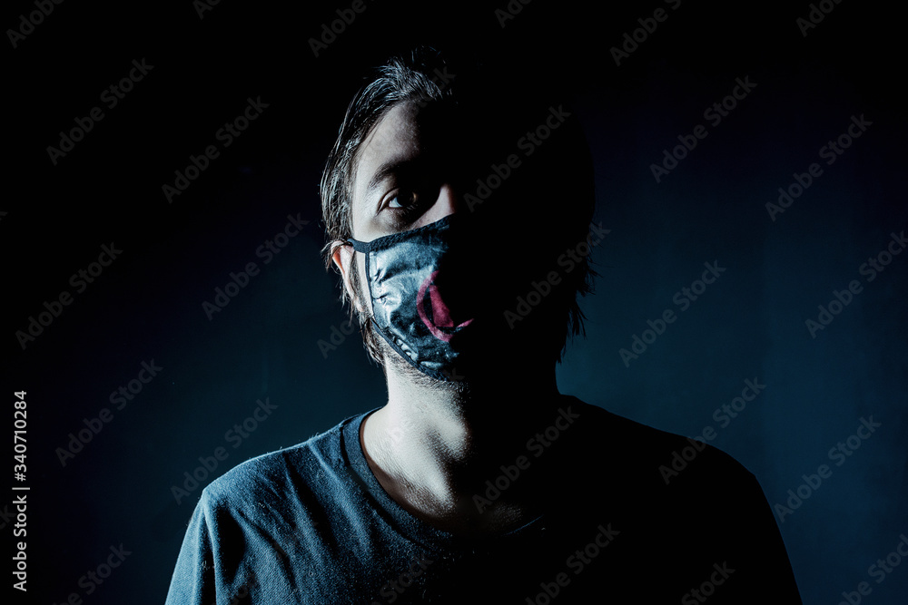 masked guy in the gloom masked guy in the gloom