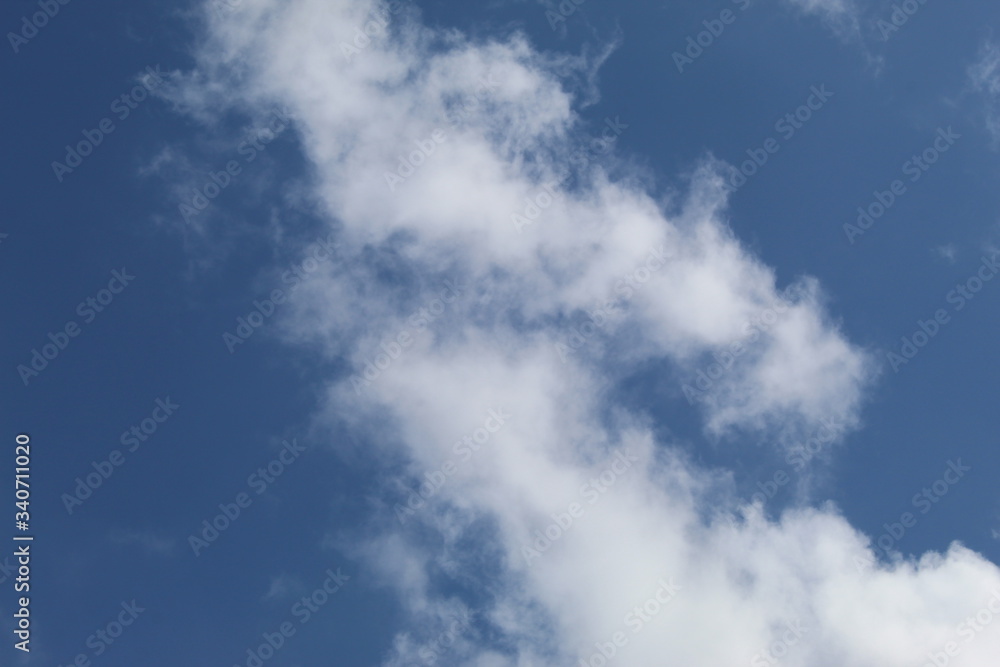 clouds in the blue sky clouds in the blue sky