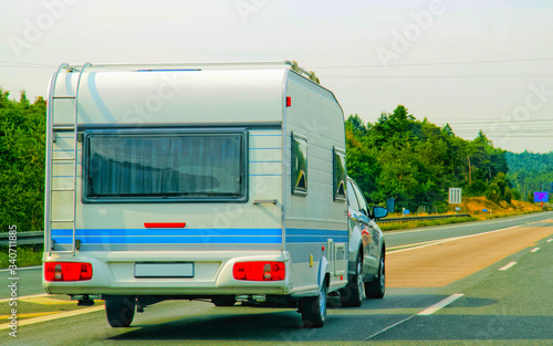 Wallpaper Mural Caravan in highway at Switzerland reflex Torontodigital.ca
