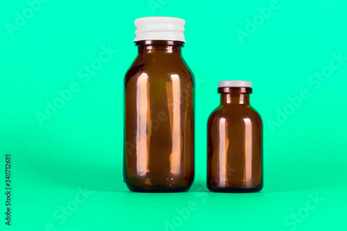 Medicine bottles big and small