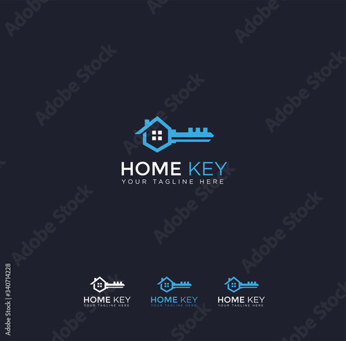 Home Key Logo Template