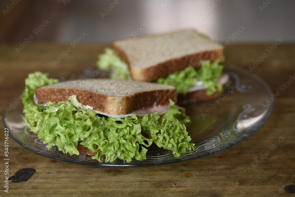 sandwich with tuna and vegetables sandwich with tuna and vegetables