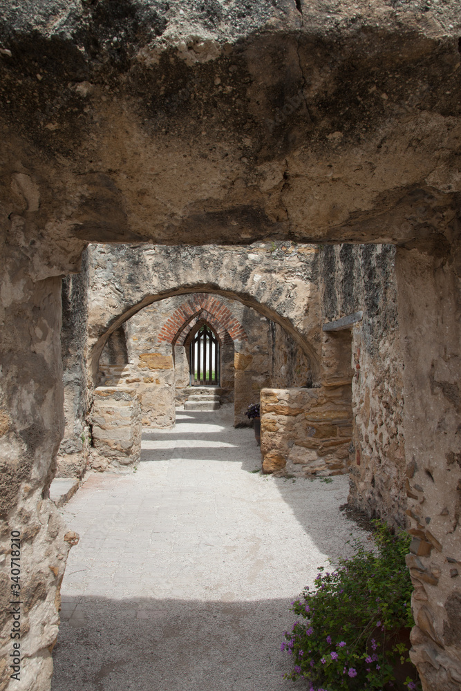 Arched Walkway from a Texas Mission