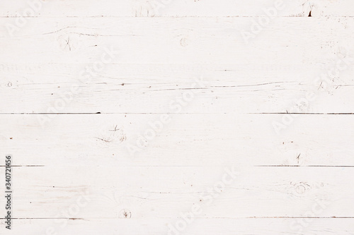 Directly above on old white wooden background, wooden textured surface with copy space.